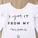 0 24M Autumn Winter Infant Kids Girls Clothes Sets