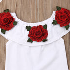 1 7Y Infant Kids Baby Girl Clothes Sets Off