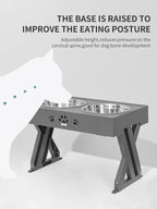 Portable Pet Feeder: Stainless Steel Folding Bowl For Dogs And Cats