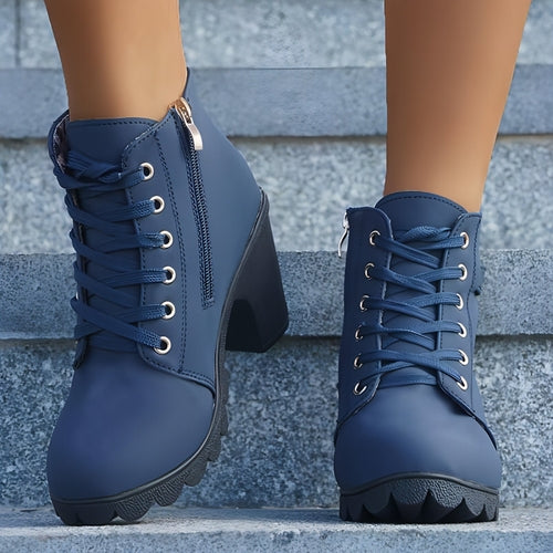 Fashoin Leopard Print Women Boots Shoe Winter Square