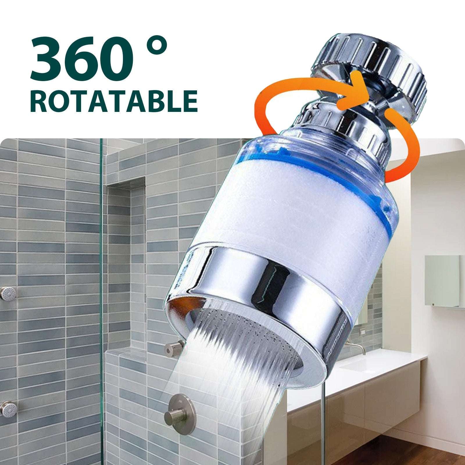 360 Degree Rotating Faucet Filter Home Water Purifier