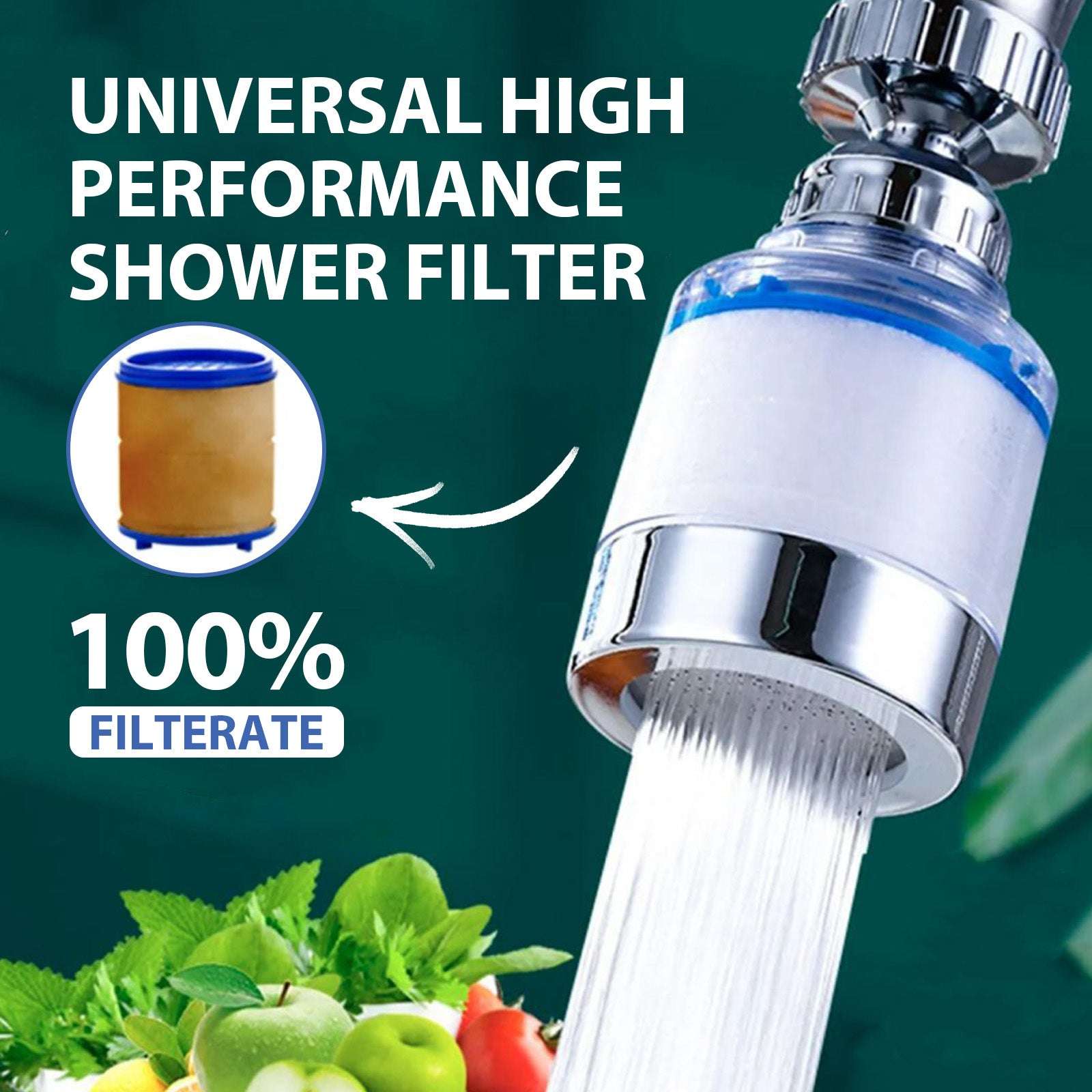 360 Degree Rotating Faucet Filter Home Water Purifier
